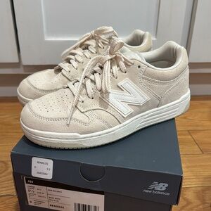 New balance 480 beige white